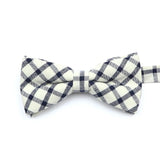 ZONFAZ Soft Cotton Striped Rainbow Bowtie