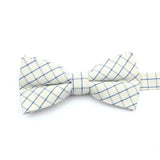 ZONFAZ Soft Cotton Striped Rainbow Bowtie