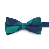 ZONFAZ Soft Cotton Striped Rainbow Bowtie