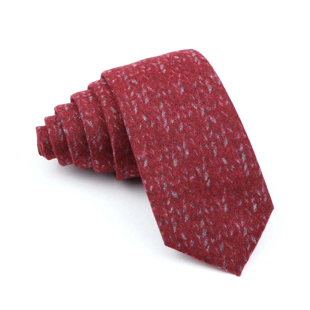 ZONFAZ Soft Wool Cotton Ties Skiny Striped Necktie