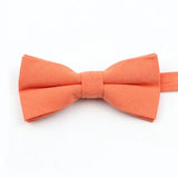 ZONFAZ Solid Candy Color Bowties For Parent - Child Lovely Design Adjustable Bow Ties