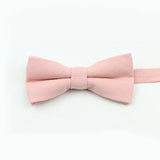 ZONFAZ Solid Candy Color Bowties For Parent - Child Lovely Design Adjustable Bow Ties