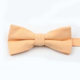 ZONFAZ Solid Candy Color Bowties For Parent - Child Lovely Design Adjustable Bow Ties