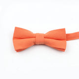 ZONFAZ Solid Candy Color Bowties For Parent - Child Lovely Design Adjustable Bow Ties