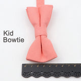 ZONFAZ Solid Candy Color Bowties For Parent - Child Lovely Design Adjustable Bow Ties