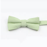 ZONFAZ Solid Candy Color Bowties For Parent - Child Lovely Design Adjustable Bow Ties