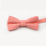 ZONFAZ Solid Candy Color Bowties For Parent - Child Lovely Design Adjustable Bow Ties