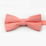 ZONFAZ Solid Candy Color Bowties For Parent - Child Lovely Design Adjustable Bow Ties