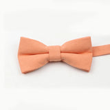 ZONFAZ Solid Candy Color Bowties For Parent - Child Lovely Design Adjustable Bow Ties