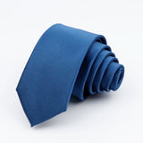 ZONFAZ Solid Color Classical Silk Ties 6cm Width