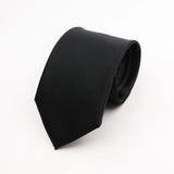 ZONFAZ Solid Color Classical Silk Ties 8cm Width