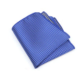 ZONFAZ Solid Color Dot Silk Pocket Square