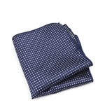 ZONFAZ Solid Color Dot Silk Pocket Square