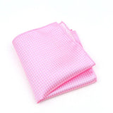 ZONFAZ Solid Color Dot Silk Pocket Square