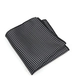 ZONFAZ Solid Color Dot Silk Pocket Square