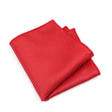 ZONFAZ Solid Color Dot Silk Pocket Square