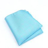 ZONFAZ Solid Color Dot Silk Pocket Square