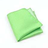 ZONFAZ Solid Color Dot Silk Pocket Square