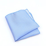 ZONFAZ Solid Color Dot Silk Pocket Square