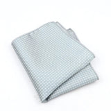 ZONFAZ Solid Color Dot Silk Pocket Square