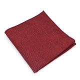 ZONFAZ Solid Color Handkerchief Cotton Classic Style Pocket Square