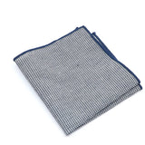 ZONFAZ Solid Color Handkerchief Cotton Classic Style Pocket Square