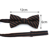 ZONFAZ Solid Color Wool Cotton Bow Tie