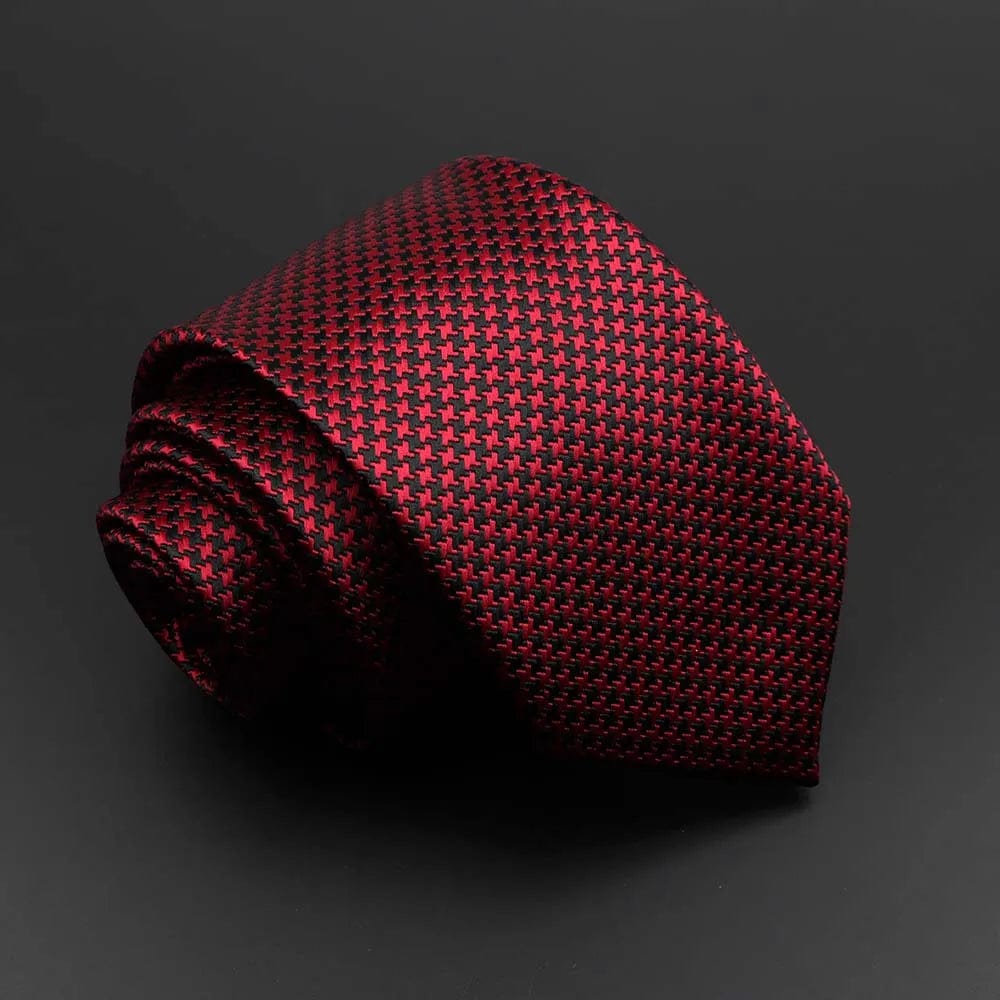 ZONFAZ Solid Silk Necktie Polka Dot Skinny Ties