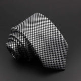 ZONFAZ Solid Silk Necktie Polka Dot Skinny Ties