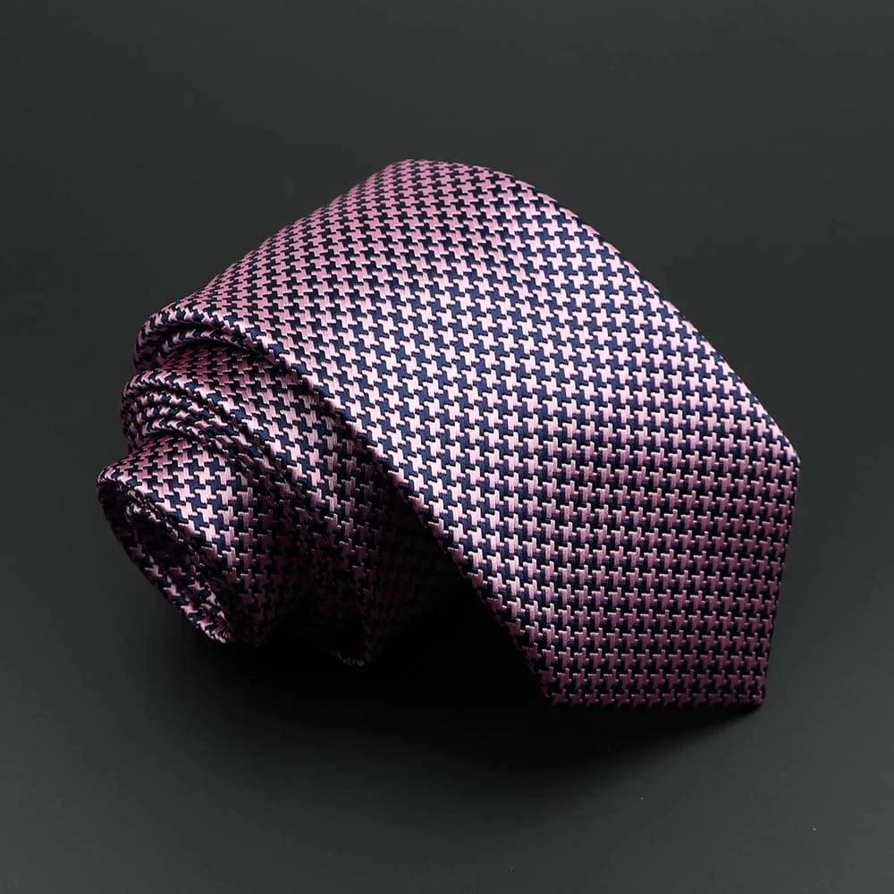 ZONFAZ Solid Silk Necktie Polka Dot Skinny Ties