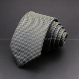 ZONFAZ Solid Striped Plaid Dots Neckties for Men