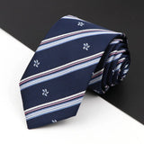 ZONFAZ Solid Striped Silk Tie For Student Formal Uniform JK College Style Cosplay Necktie