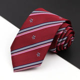 ZONFAZ Solid Striped Silk Tie For Student Formal Uniform JK College Style Cosplay Necktie