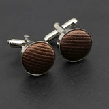 ZONFAZ Striped Cufflink For Mens Brand Cuff Buttons