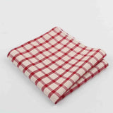 ZONFAZ Striped Plaid Cotton Handkerchiefs