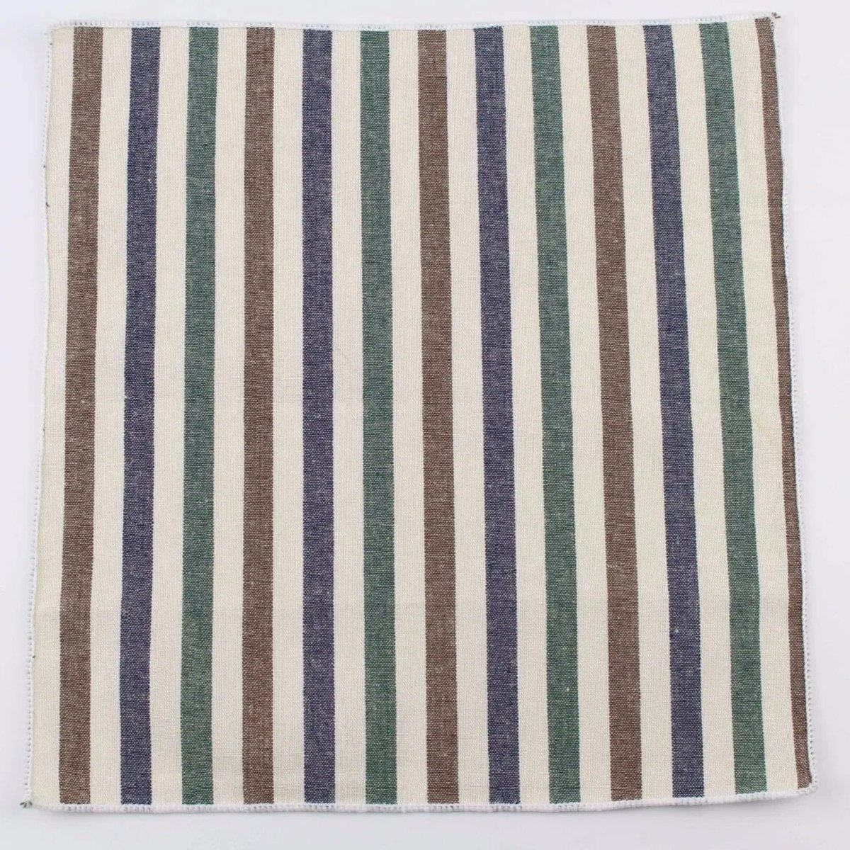 ZONFAZ Striped Plaid Cotton Handkerchiefs