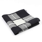 ZONFAZ Striped Plaid Cotton Handkerchiefs