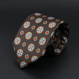 ZONFAZ Super Soft Bohemian Style Dot Silk Tie