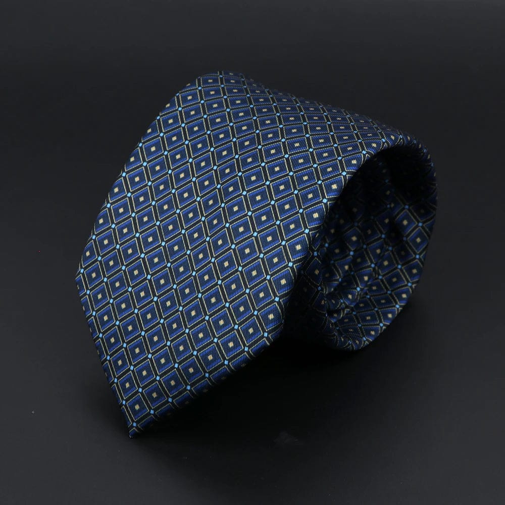 ZONFAZ Super Soft Bohemian Style Dot Silk Tie