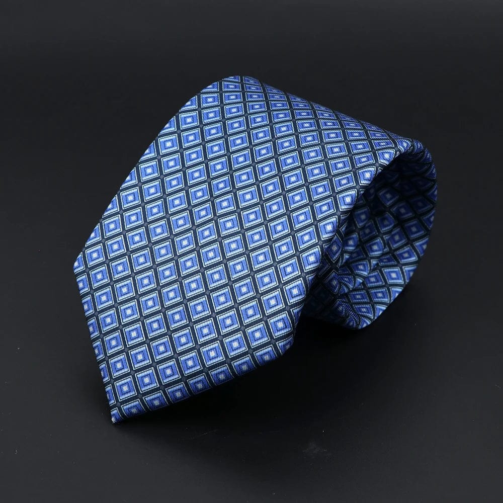 ZONFAZ Super Soft Bohemian Style Dot Silk Tie