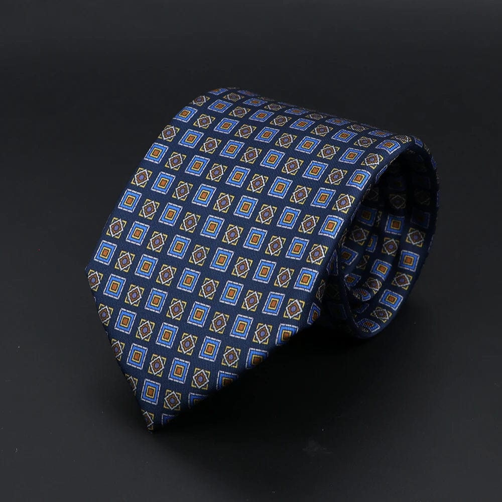 ZONFAZ Super Soft Bohemian Style Dot Silk Tie