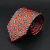 ZONFAZ Super Soft Bohemian Style Dot Silk Tie