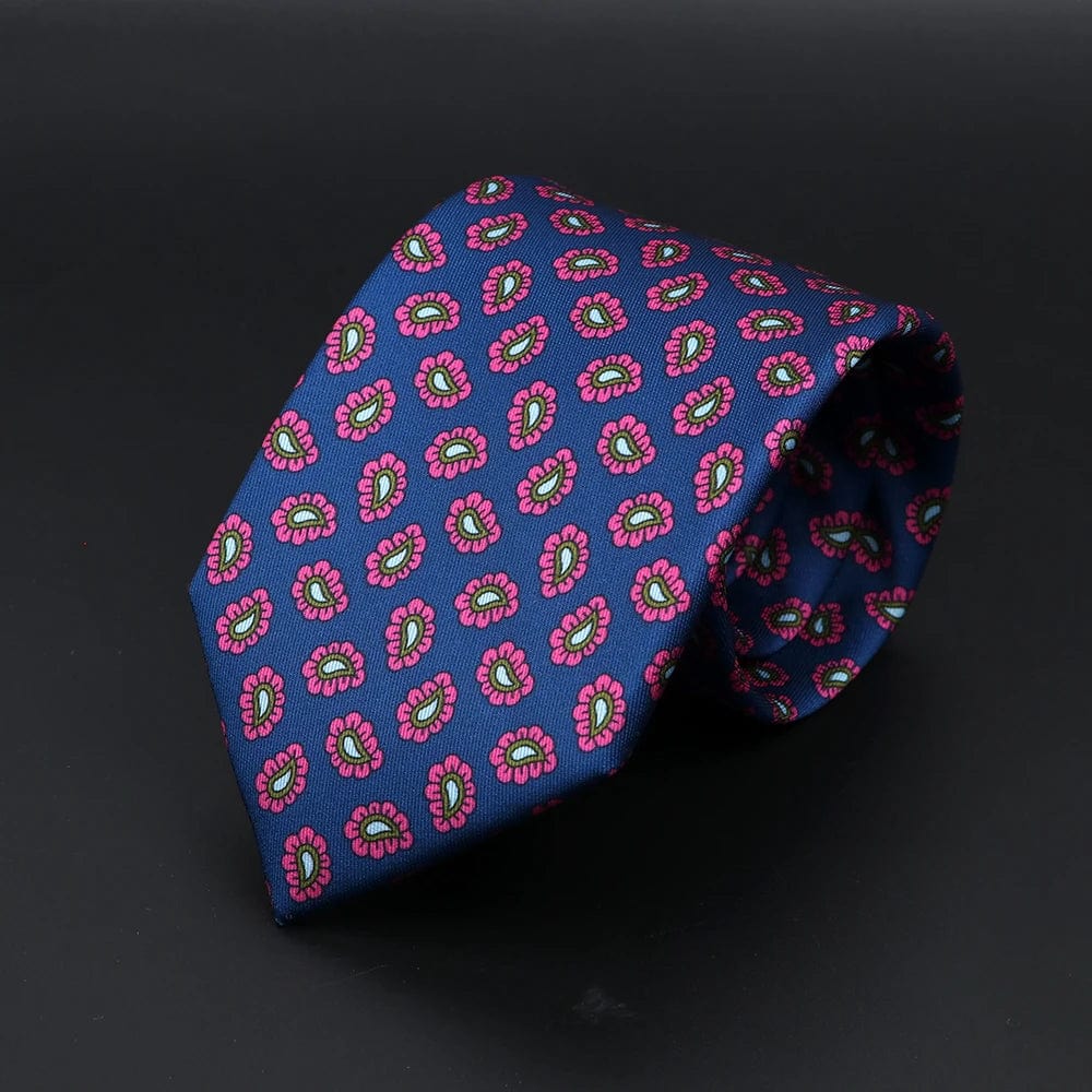 ZONFAZ Super Soft Bohemian Style Dot Silk Tie