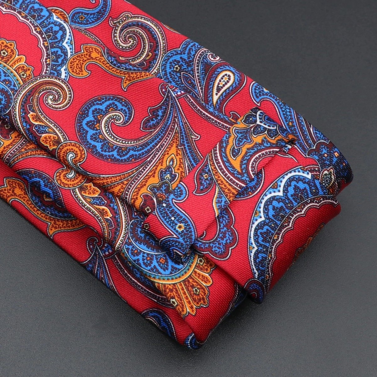 ZONFAZ Super Soft Bohemian Style Dot Silk Tie