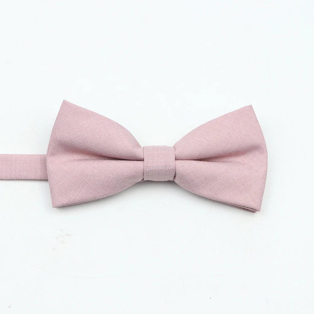 ZONFAZ Super Soft Parent - Child Bowtie for Men Boy Classic Solid Bow Tie