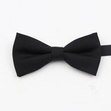 ZONFAZ Super Soft Parent - Child Bowtie for Men Boy Classic Solid Bow Tie