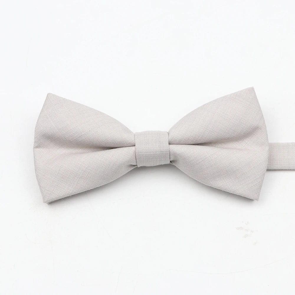 ZONFAZ Super Soft Parent - Child Bowtie for Men Boy Classic Solid Bow Tie