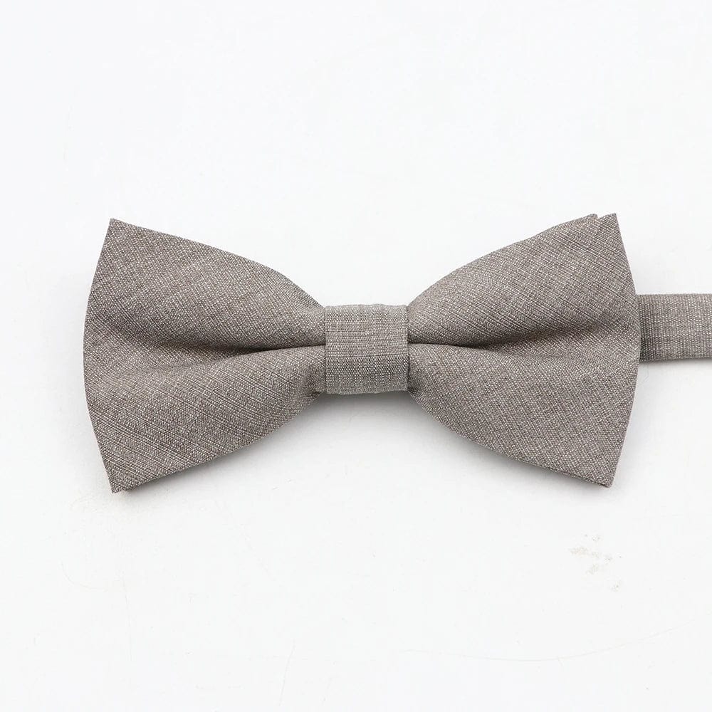 ZONFAZ Super Soft Parent - Child Bowtie for Men Boy Classic Solid Bow Tie