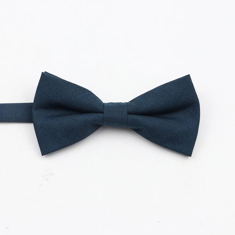 ZONFAZ Super Soft Parent - Child Bowtie for Men Boy Classic Solid Bow Tie