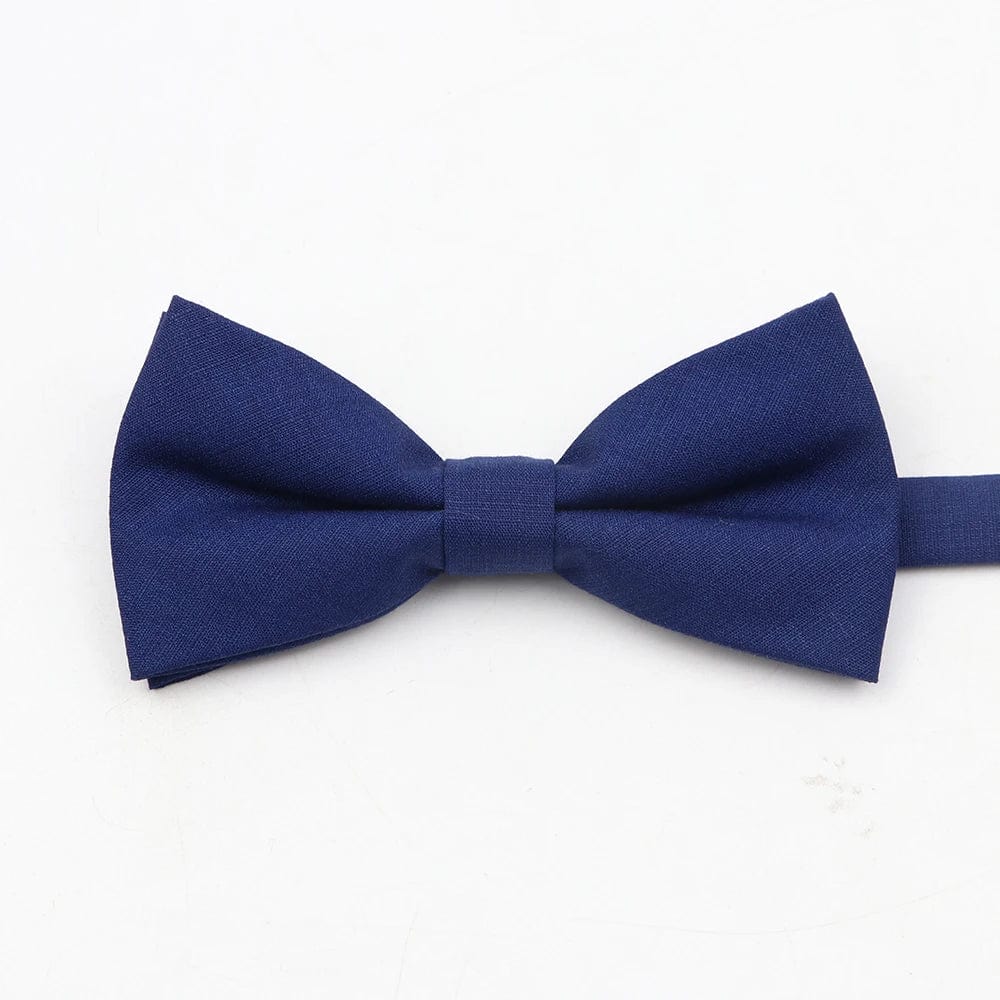 ZONFAZ Super Soft Parent - Child Bowtie for Men Boy Classic Solid Bow Tie